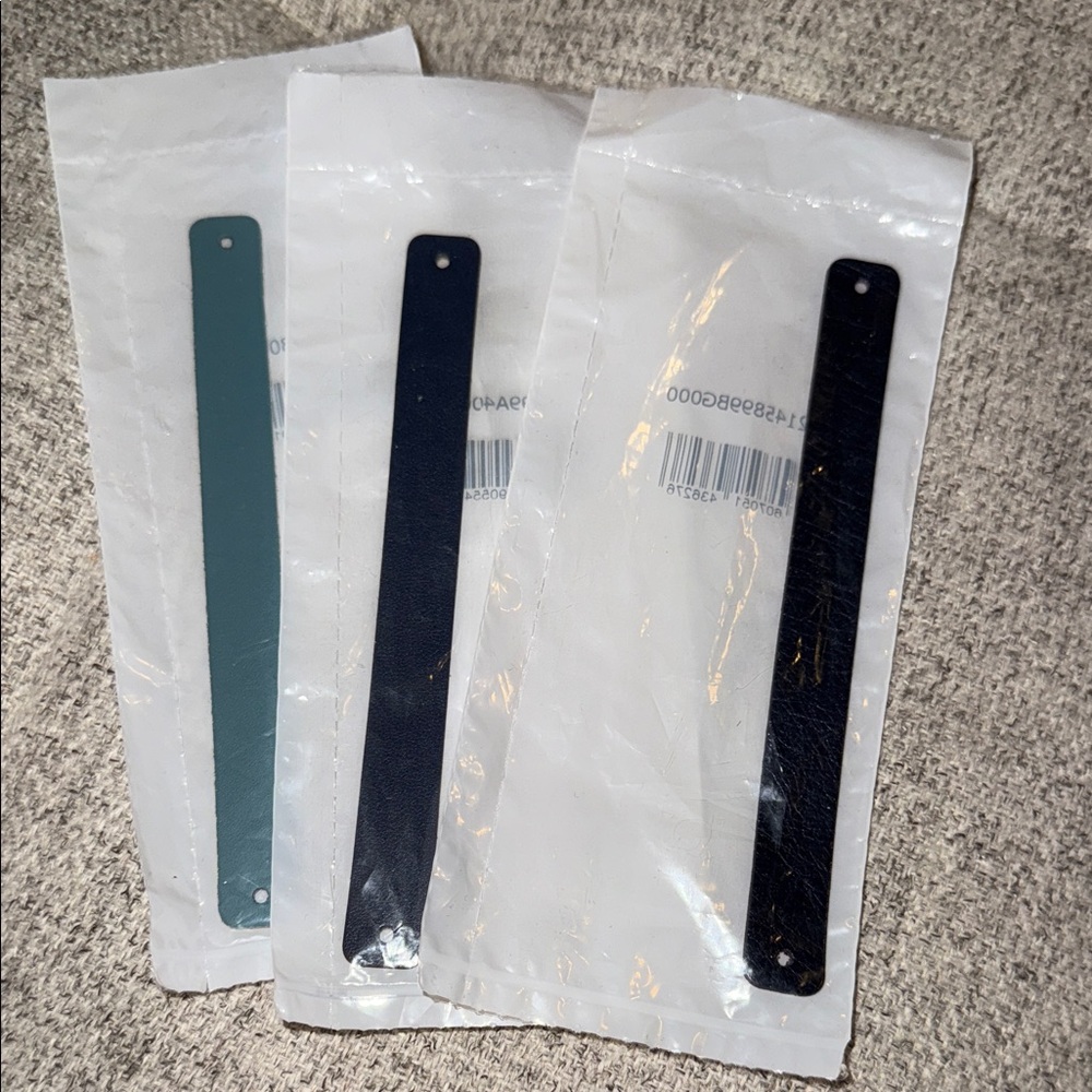 Les Georgette's Skinny Leather Bracelet Reversible Inserts